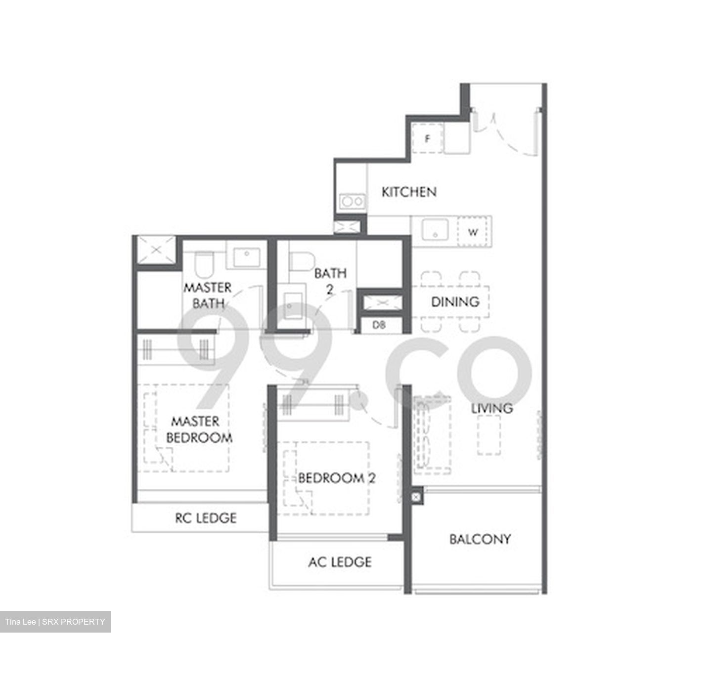 Slim Barracks Rise (D5), Apartment #446073201